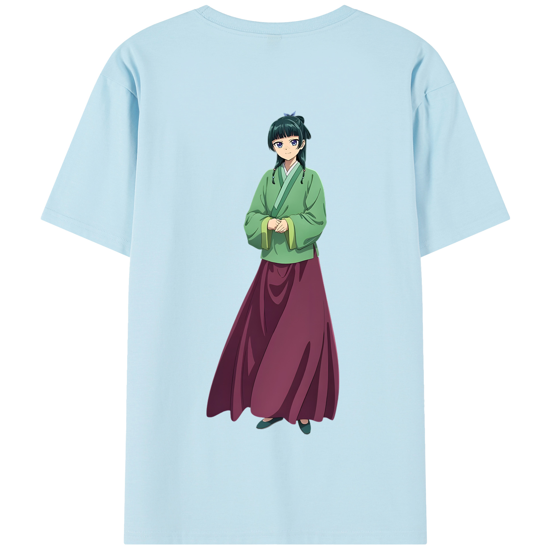 （画像用） 薬屋のひとりごと The Apothecary Diaries 綿100％半袖Tシャツ（背面プリント）